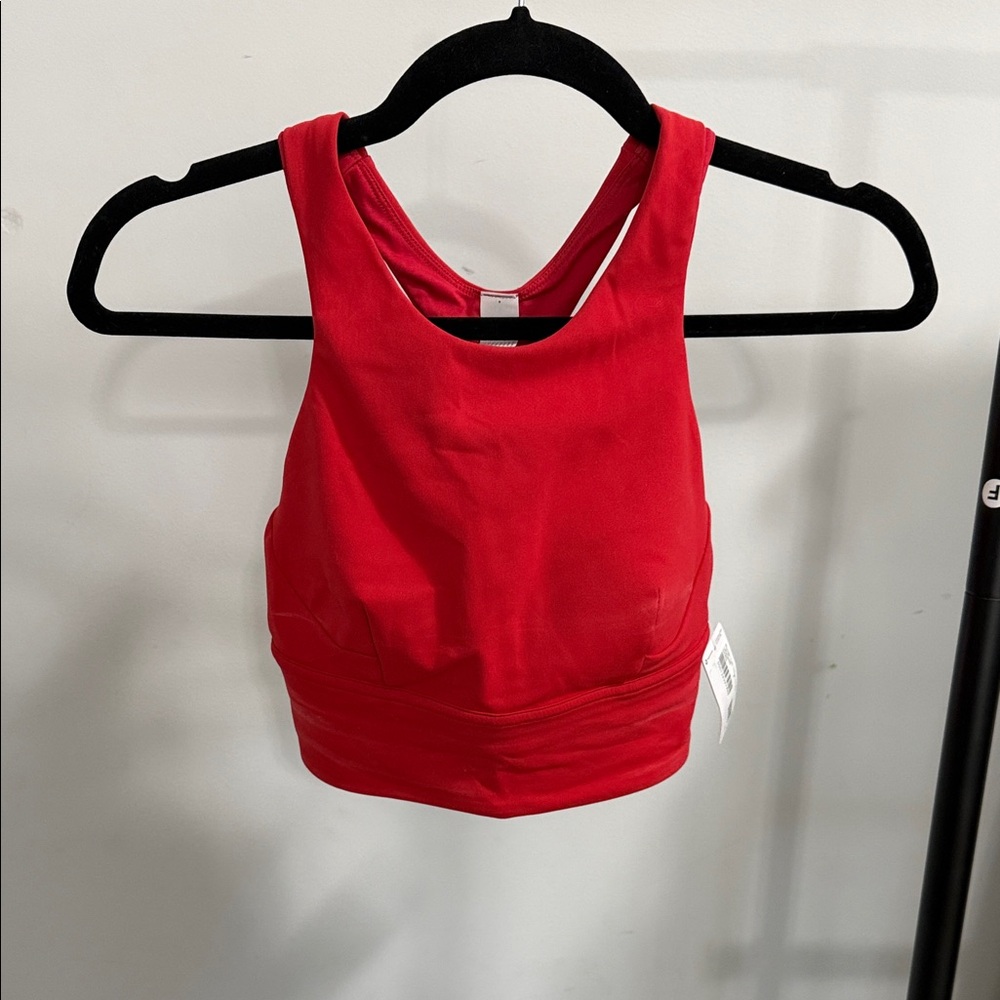 Lululemon Red Sleeveless Sportsbra